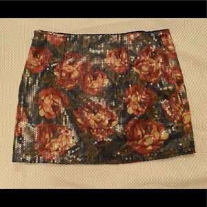 A&F sequin mini skirt
